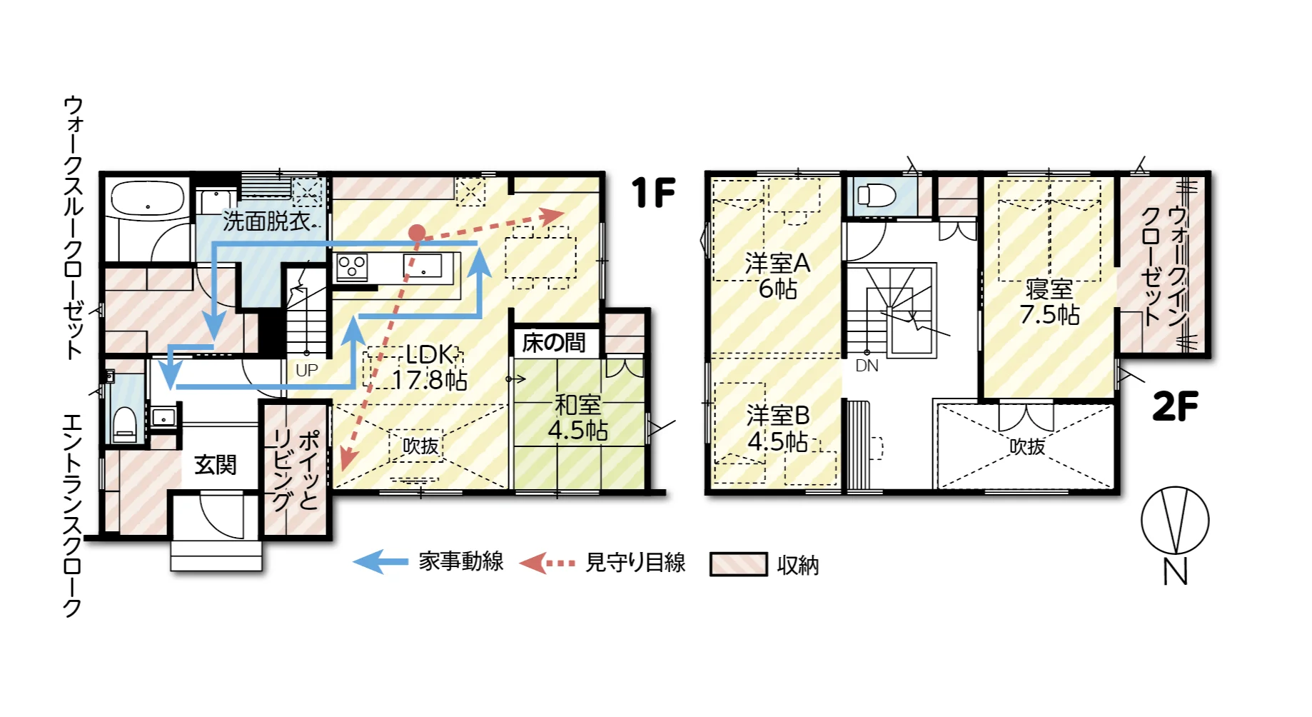 富山店常設展示場 B棟 間取り図
