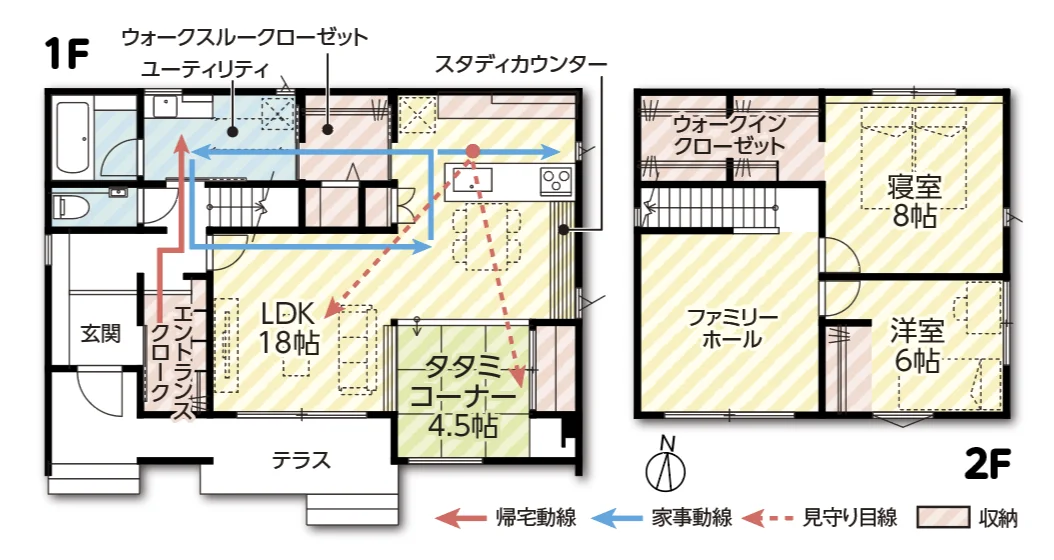 小松店常設展示場 A棟 間取り図