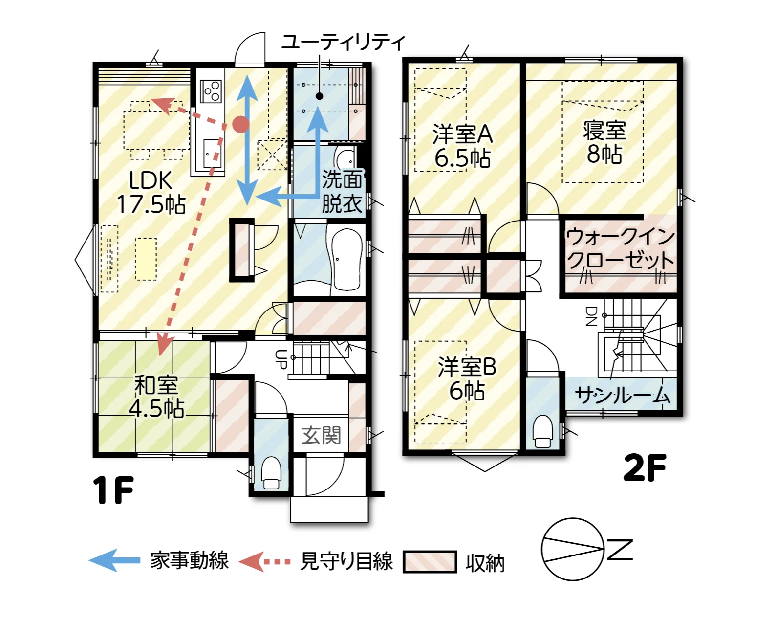 富山店常設展示場 C棟 間取り図