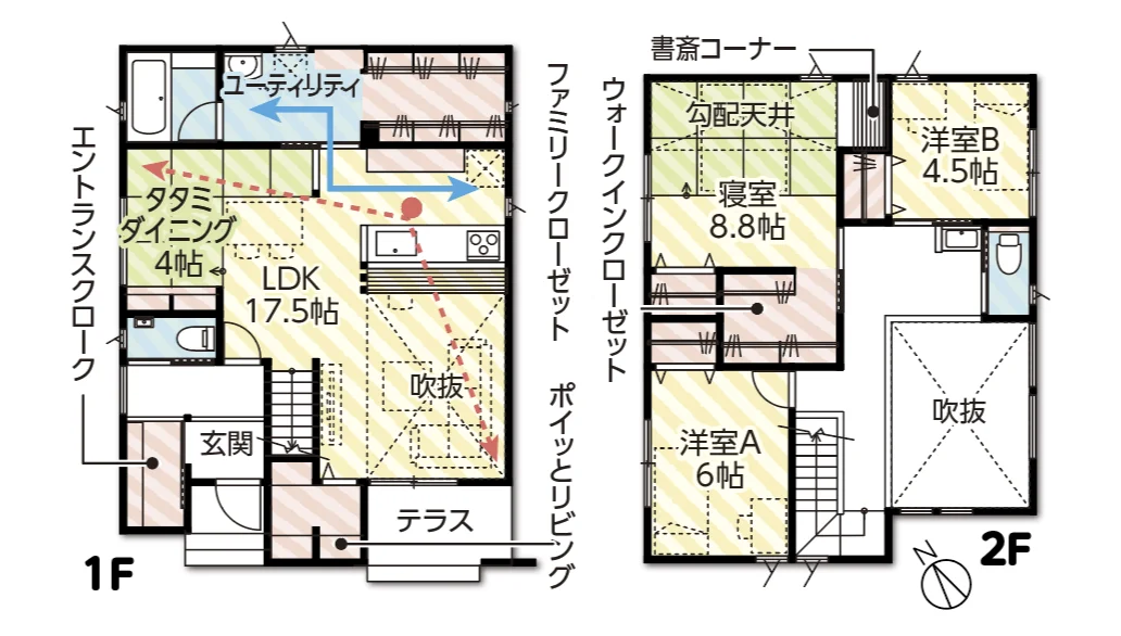 金沢店常設展示場 B棟 間取り図